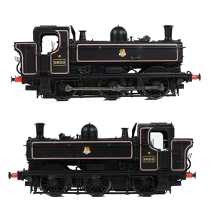 GWR 8750 Pannier Tank 9600 BR Lined Black (Early Emblem)