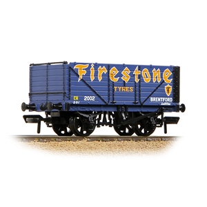 7 Plank End Door Wagon 'Firestone Tyres' Blue