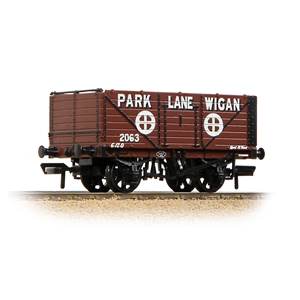 7 Plank End Door Wagon 'Park Lane Wigan' Brown