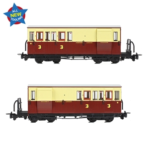 Ffestiniog Railway Brake Third No. 8 Crimson & Cream