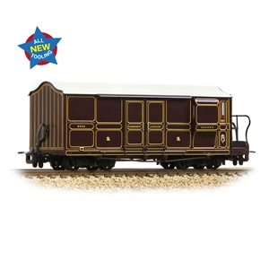 Ffestiniog Railway Curly Roof Van No.1 FR Lined Plum