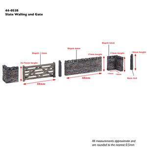 Slate Walling and Gate