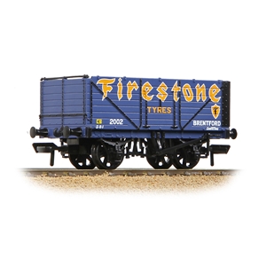 7 Plank End Door Wagon 'Firestone Tyres' Blue