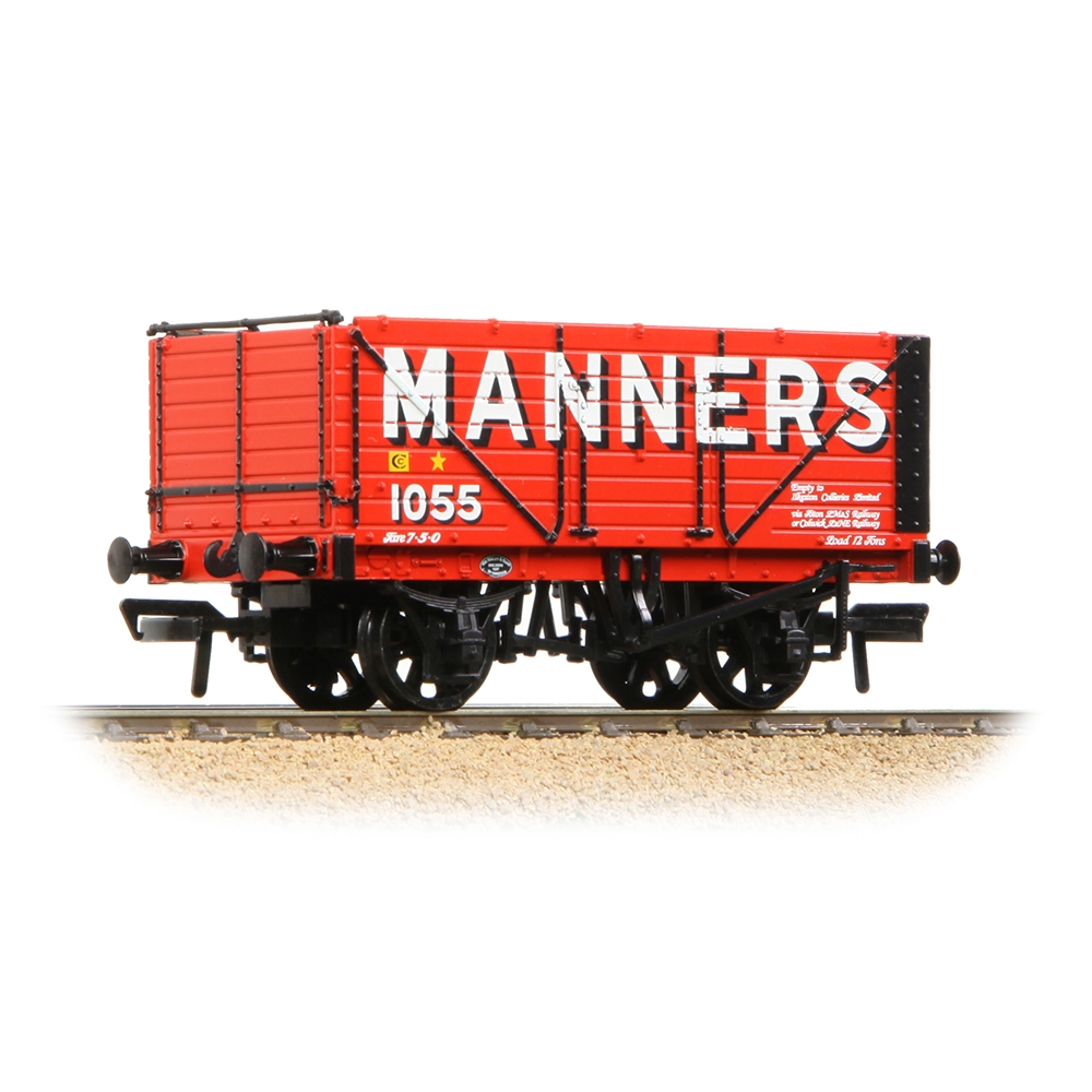 8 Plank End Door Wagon 'Manners' Red