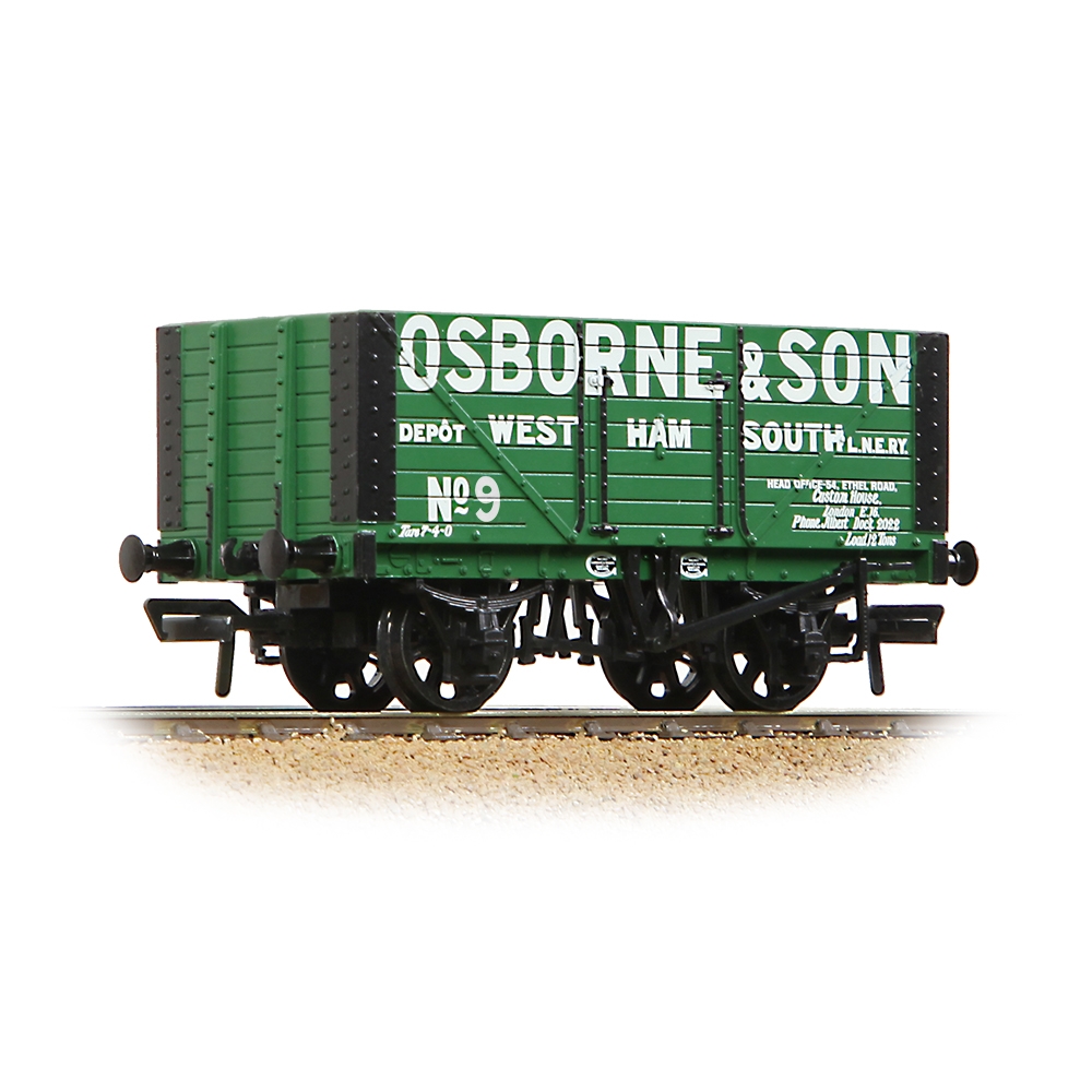 8 Plank Fixed End Wagon 'Osborne & Son' Green