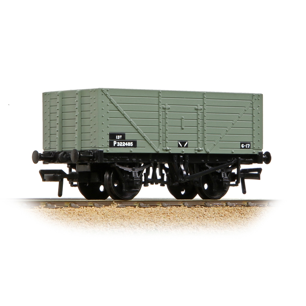 8 Plank Fixed End Wagon BR Grey (Early)