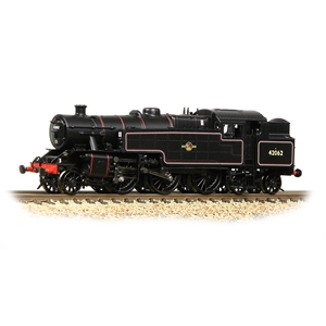 372-755 LMS Fairburn Tank 42062 BR Lined Black (Late Crest)