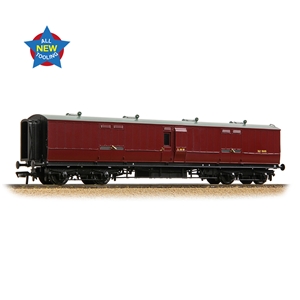 LNWR 50ft Arc Roof Full Brake LMS Crimson Lake