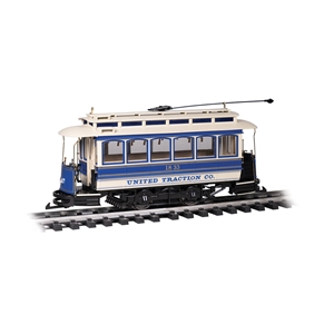 Christmas Street Car - United Traction Co. (Blue & Cream)