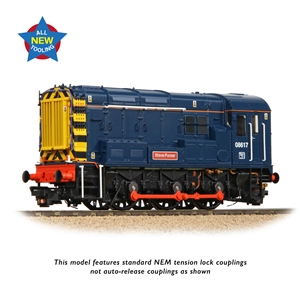 Class 08 08617 'Steve Purser' BR Blue