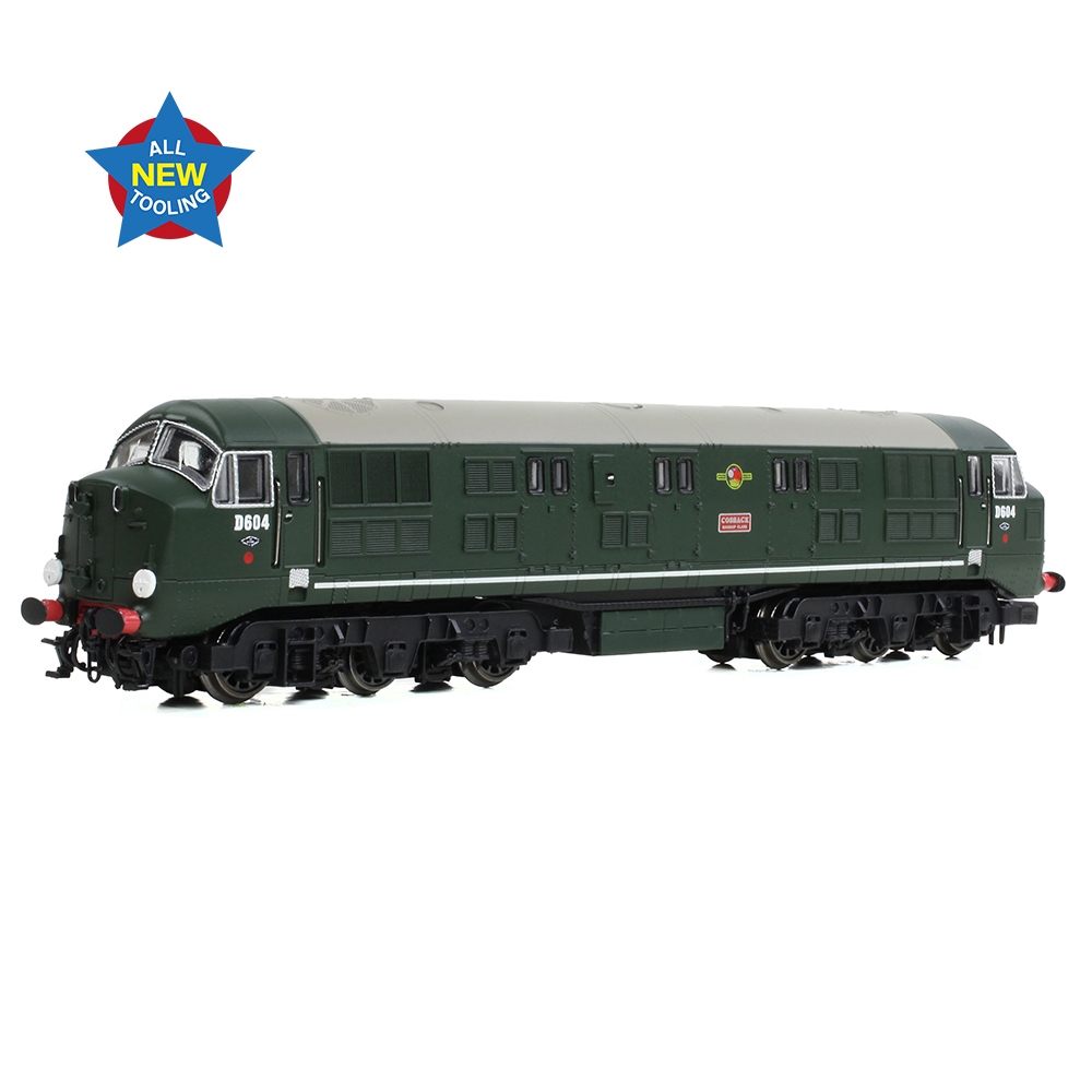 Class 41 'Warship' Disc Headcode D604 'Cossack' BR Green (L/Crest)