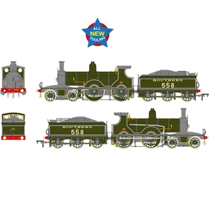 LSWR Adams T3 558 SR Lined Maunsell Green