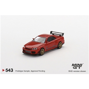 MGT00543-R 1/64 Nissan Gt-R (R34) Tommykaira R-Z Red (RHD)