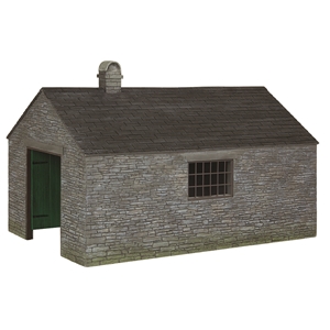 Narrow Gauge (NG7) Slate Built Engine Shed