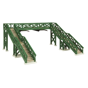 Narrow Gauge (OO9) Wooden Footbridge - Green