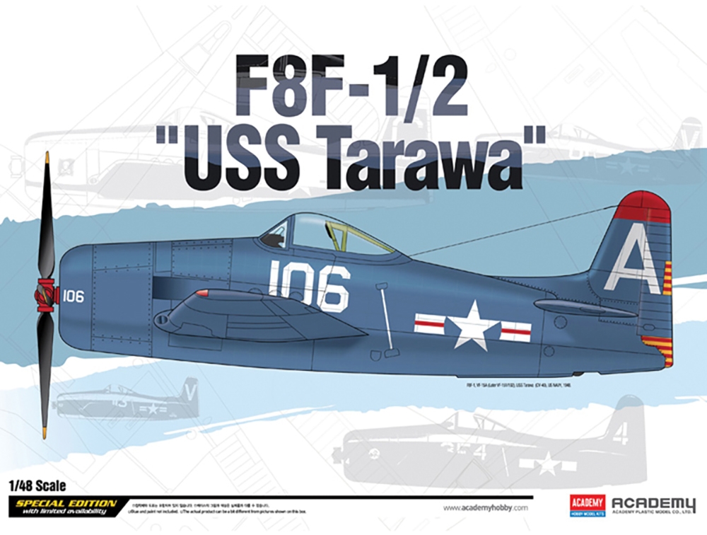 1/48 F8F-1/2 "USS Tarawa" LE: