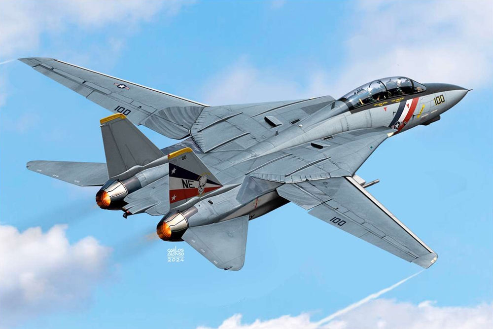 US Navy F-14D Tomcat "VF-2 Bounty Hunters" Fighter Aircraft