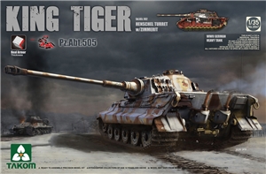 PKTAK02047 German Army King Tiger (H) Heavy Tank w/Zimmerit & Interior Special