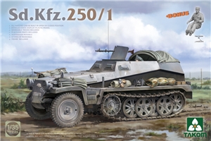 German Army WWII Sd Kfz 250/1 Half-Track Vehicle