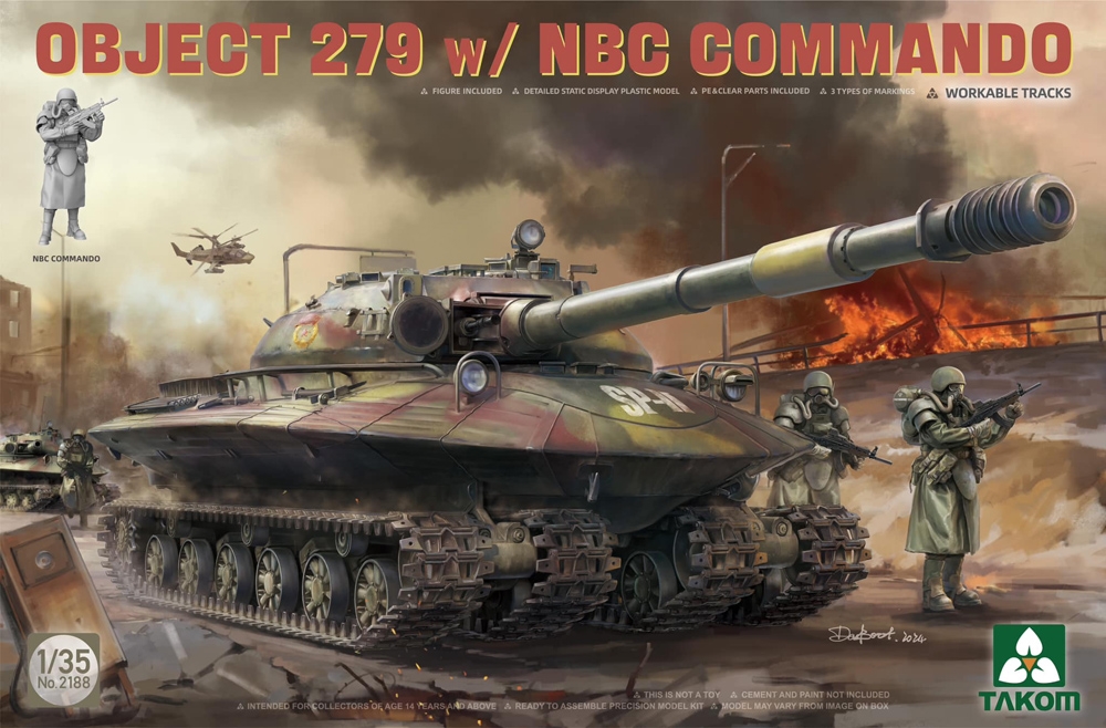 Soviet Object 279 concept heavy tank w/ NBC Commando