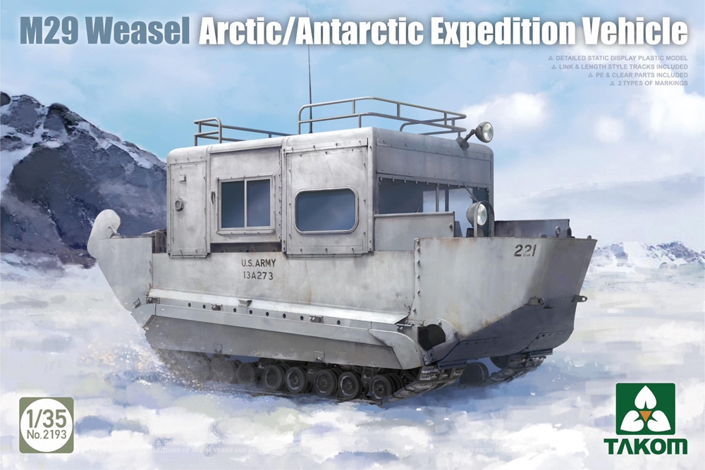 US Army M29C Weasel Arctic/Antarctic Expedition Vehicle