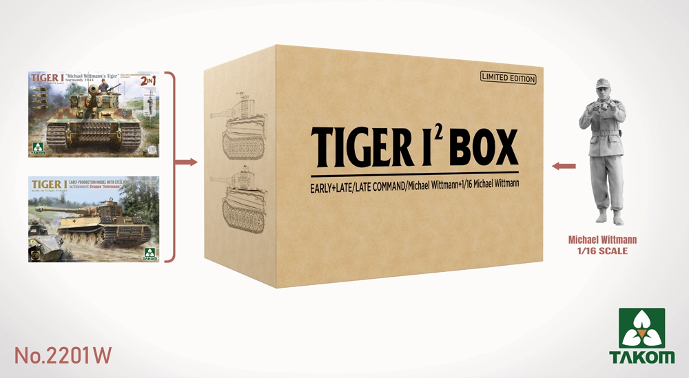 Tiger I Double Box Limited Edition (2 tanks 2 figures)