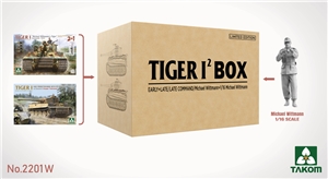 PKTAK02201W Tiger I Double Box Limited Edition (2 tanks 2 figures)