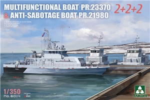 PKTAK06014 Russian Multifunctional boat Pr. 23370 & Anti-sabotage boat Pr. 21980