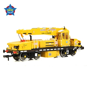 Plasser 12T YOB Diesel-Hydraulic Crane DRP81513 Departmental Yellow