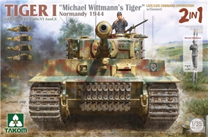 Product Name German WWII Tiger I Late w/ Zimmerit & Michael Wittman figure LE