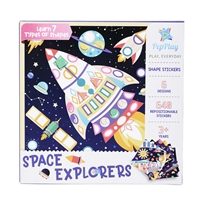 Educational Shape Sticker – Space Explorers