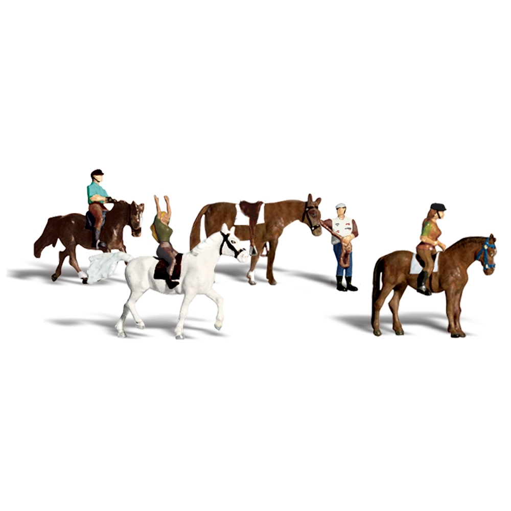 HO Horseback Riders